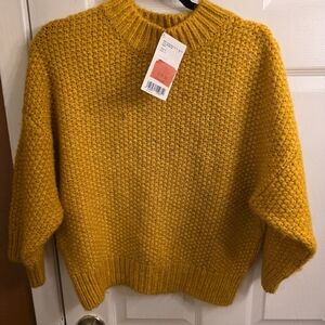Cozy Mustard Yellow Sweater